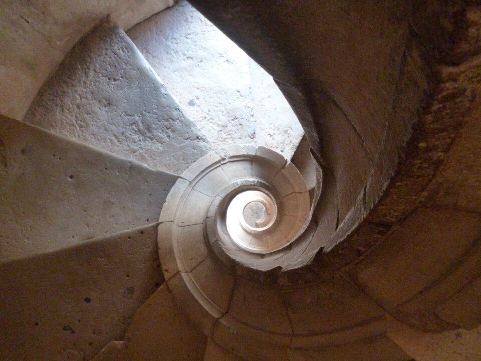 Stairs the templars castle tomar