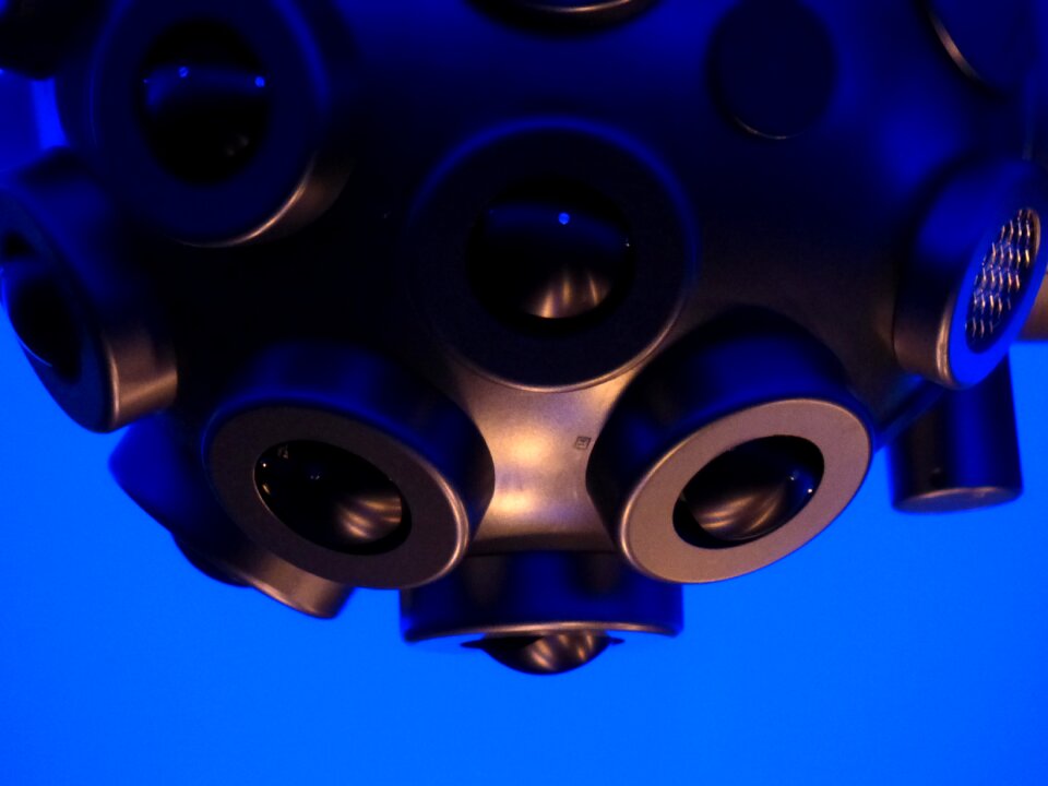 Machine futuristic blue