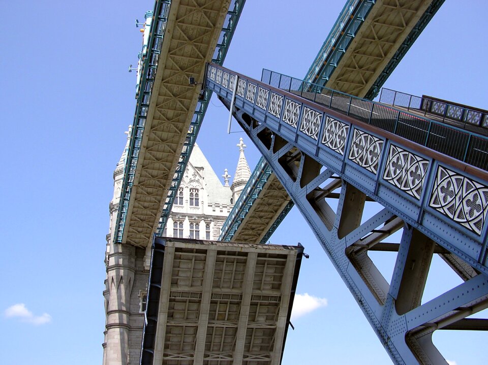 City bridge architecture