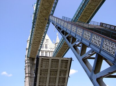 City bridge architecture