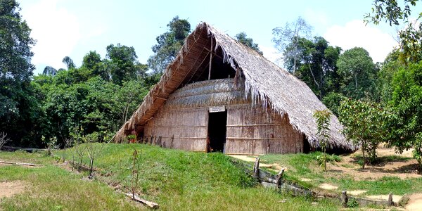 Tropical amzonas hut