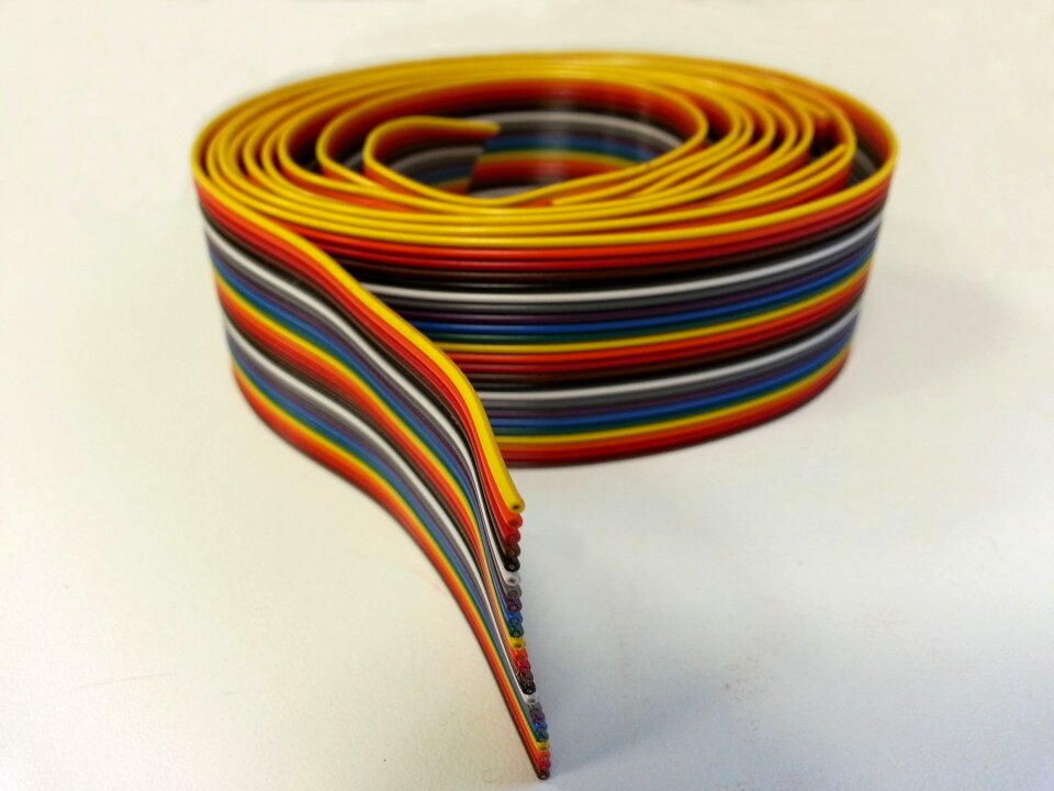Wire color colorful