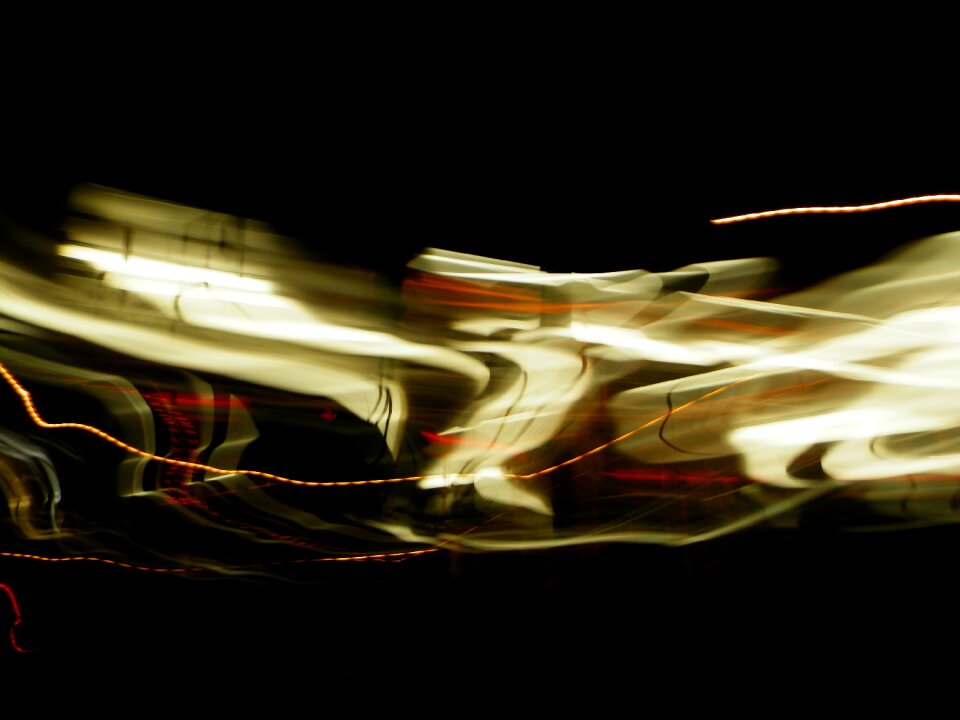 Light long shutter speed night lights