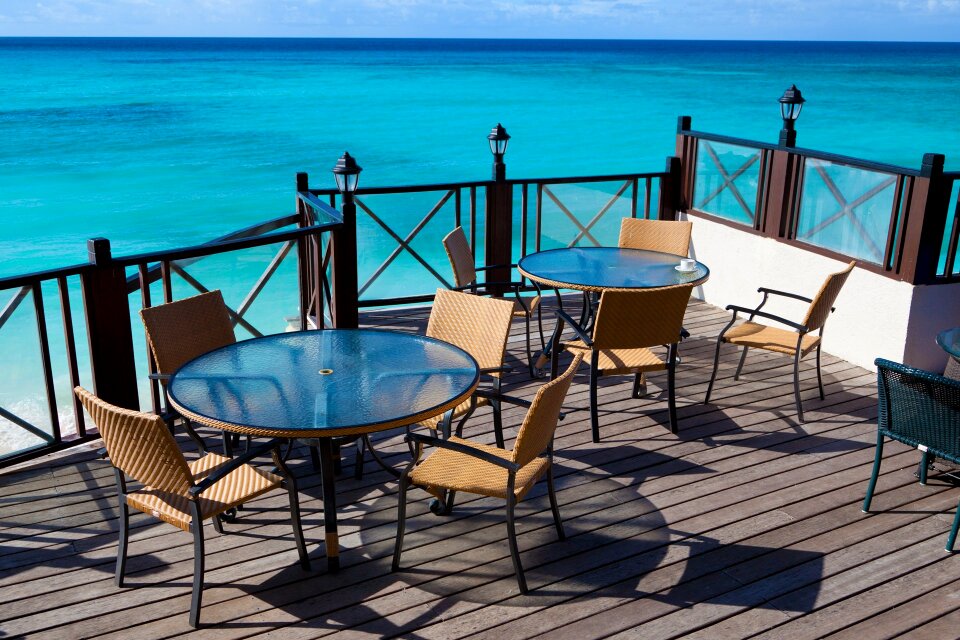 Restaurant seascape vacation