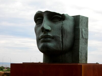 Sculpture balearic mediterranean photo