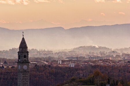 Piemonte tower of the church christianity