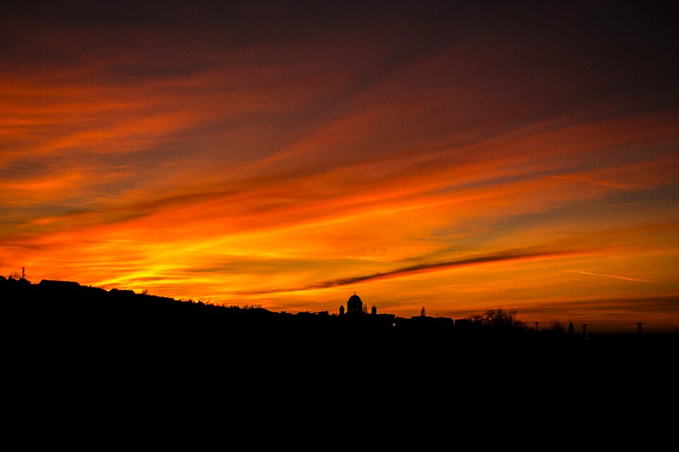 Day s sunset clouds