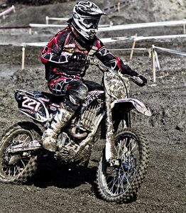 Motocros jump sport