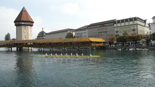 Water tower bridge rowing