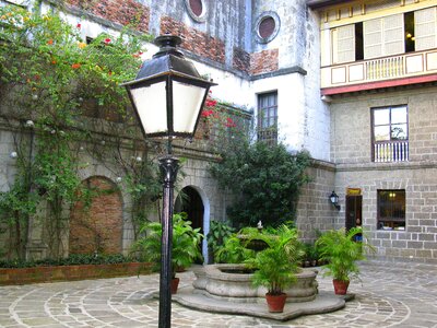 Court buildings courtyard