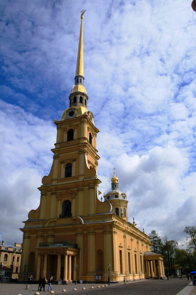 Yellow ochre building religion russian orthodox