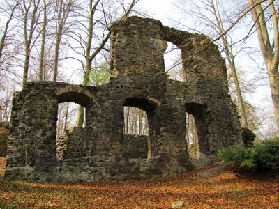 Altzella abbey park autumn ruin photo