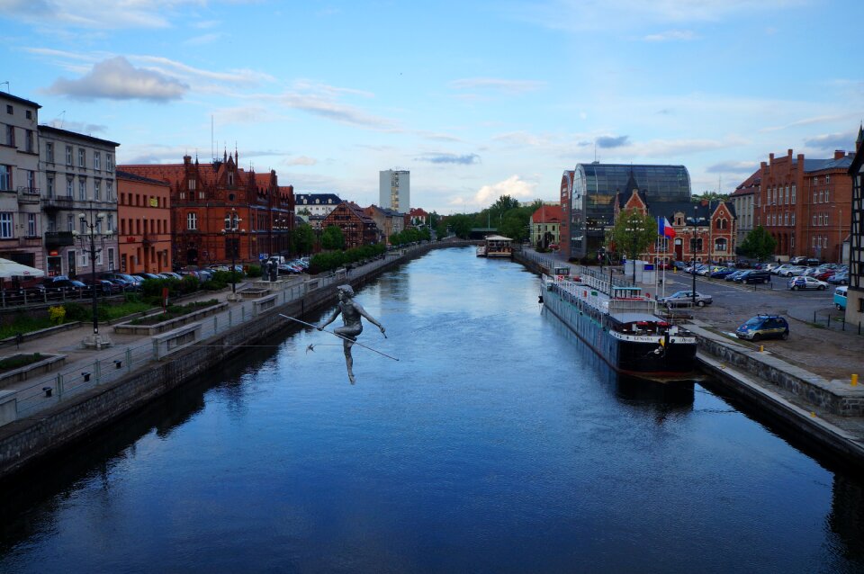 Bydgoszcz poland tightrope walker