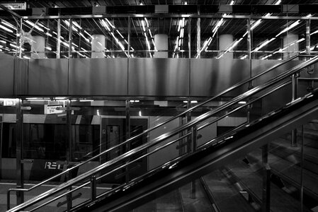 Station black white black and white