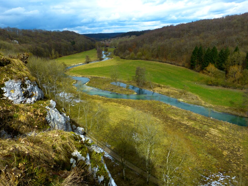 Water valley landscape