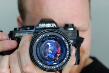 Photograph photographic equipment shot