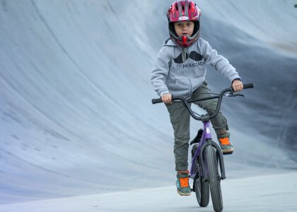 Round bikepark skate park