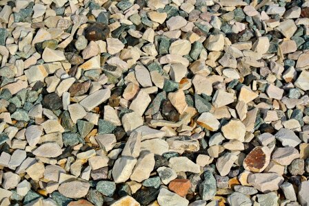 Pebbles ground background photo
