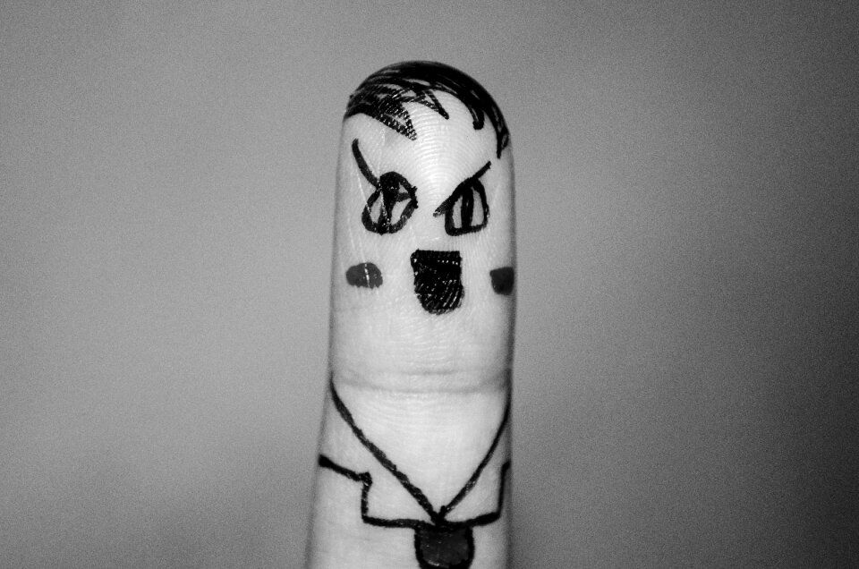 Germany abstract finger