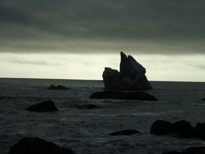 Coast tranquil surface