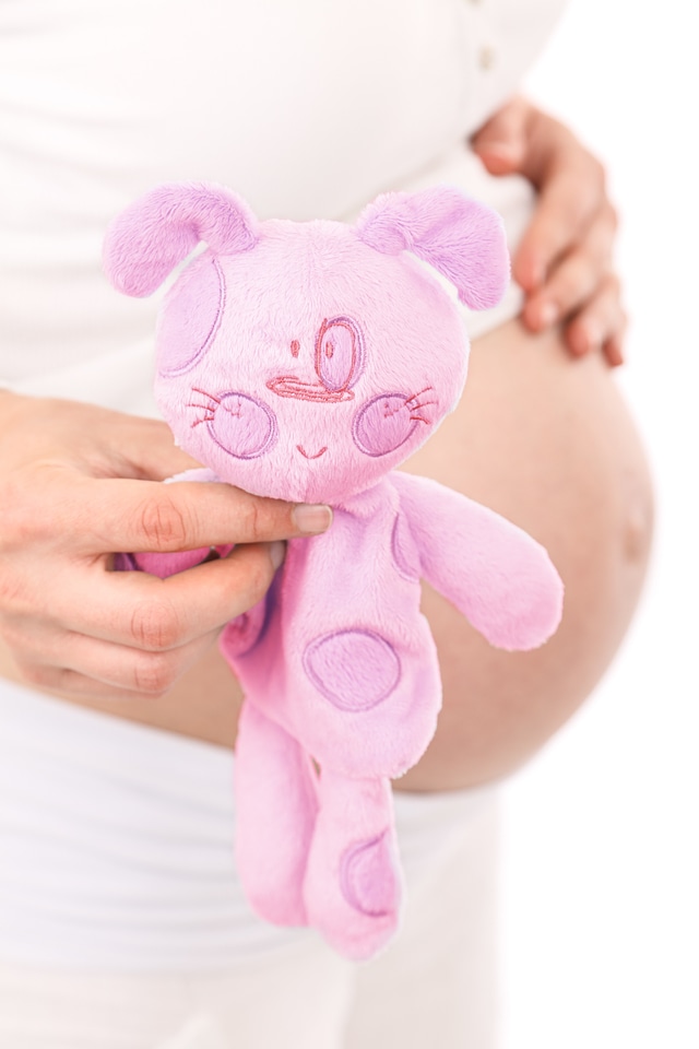 Awaiting baby belly