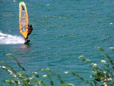Vacations kite surfer photo