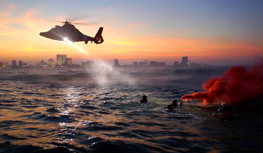 Exercise sea water