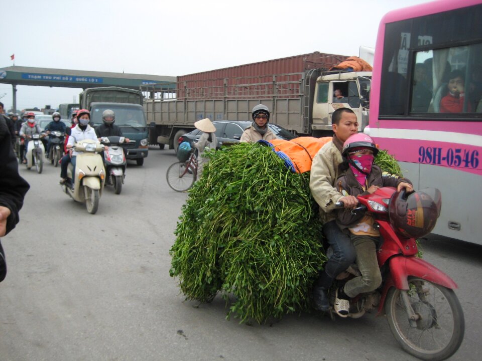 Traffic crowded car
