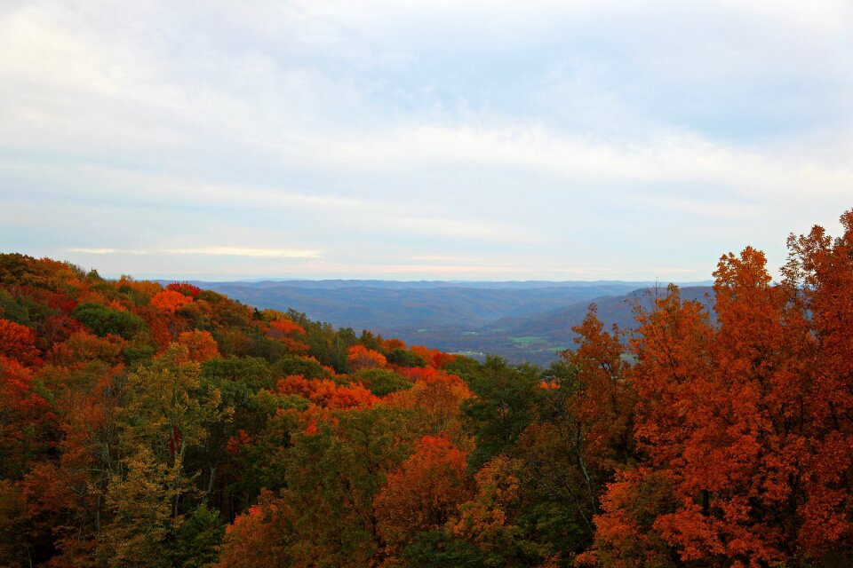 Mountains sky clouds photo