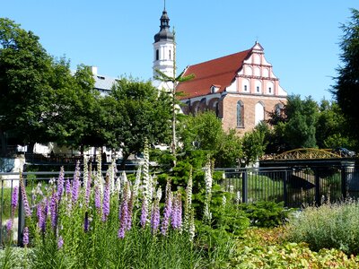 Church steeple bridge photo