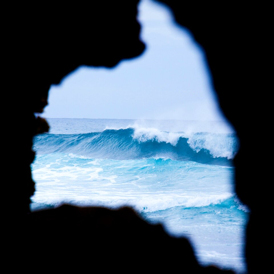 Ocean rock nature photo