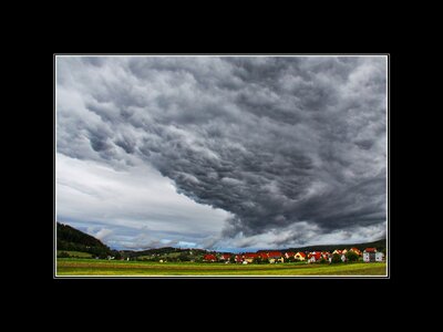 Dark clouds thundercloud frame