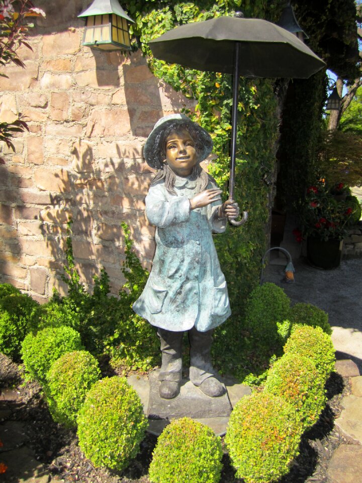 Garden statue garden spring