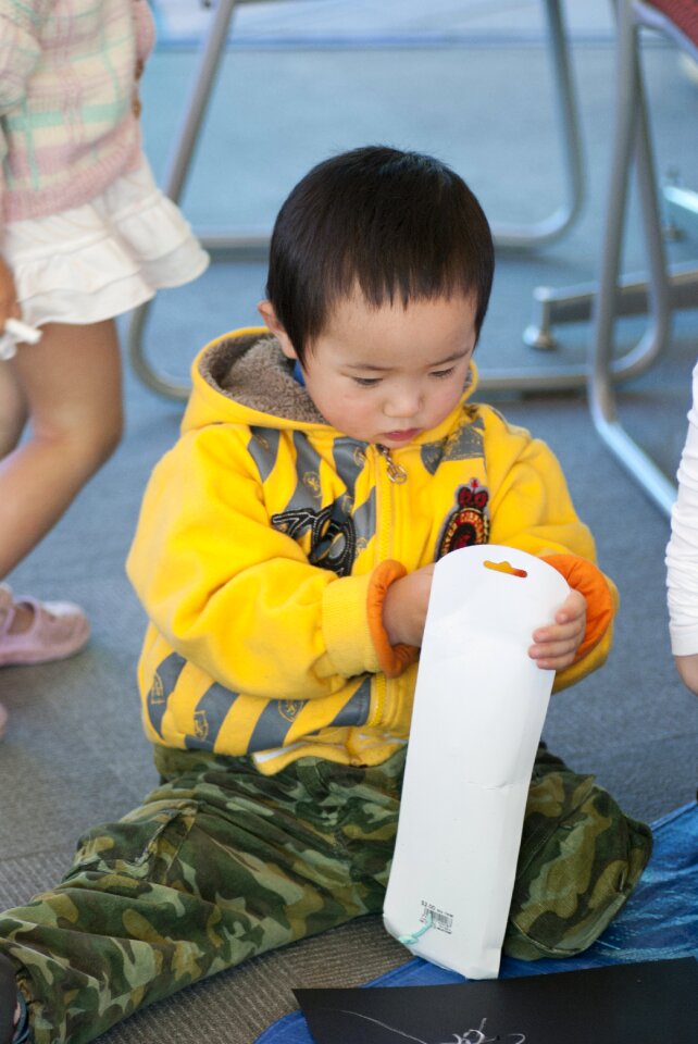 Sitting child people