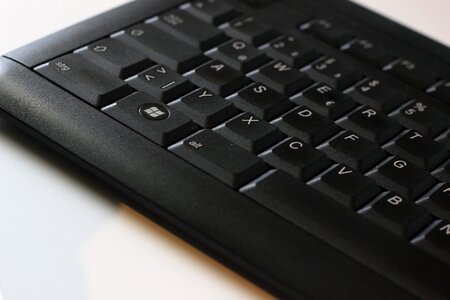 Input device computer keyboard black