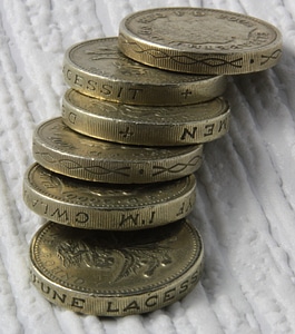 Coins pounds pound