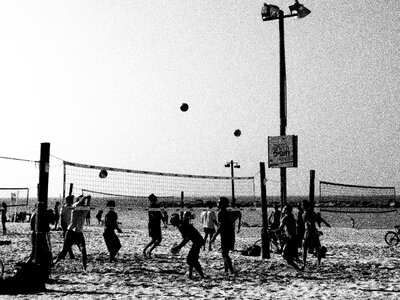 Volley sport game