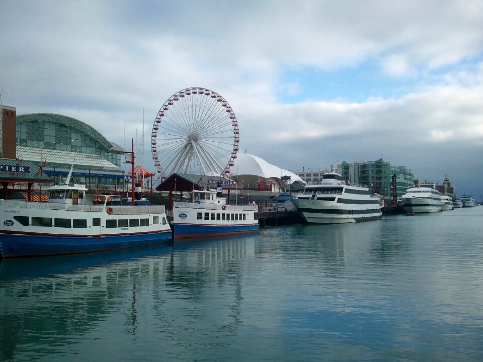 Harbor pier riverside