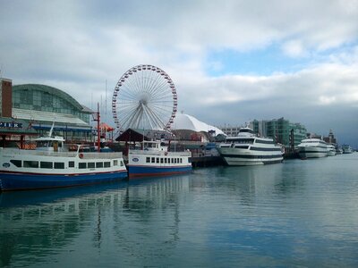 Harbor pier riverside