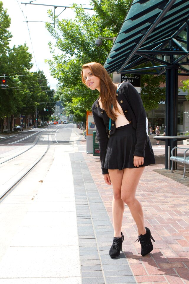 Urban waiting looking