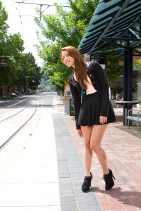 Urban waiting looking