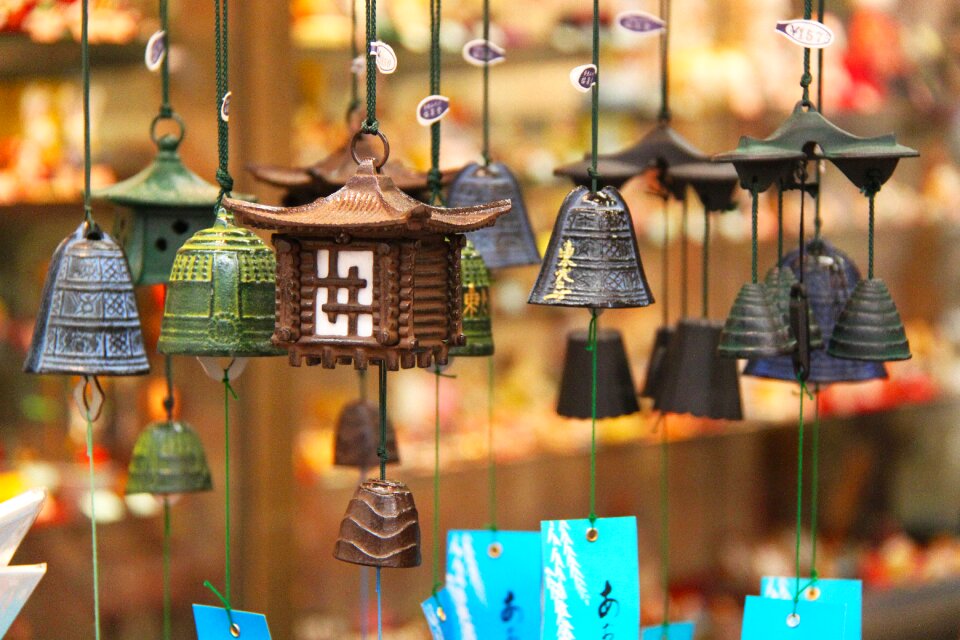 Antique chimes bells