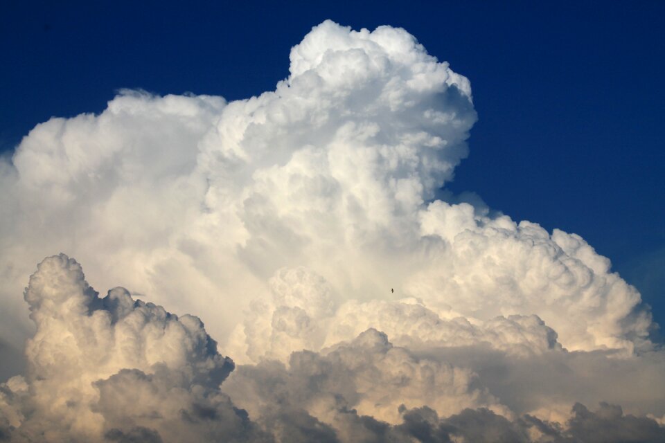Summer thunderhead cumulonimbus