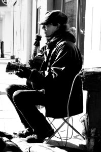 Black guitars music