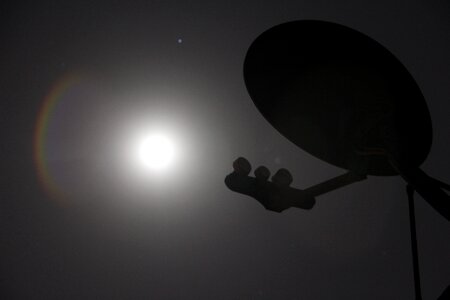 Moon technology antenna photo