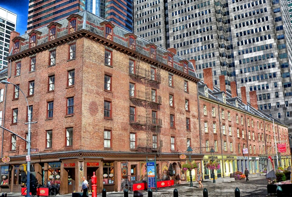 Buildings stores shops