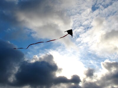 Dragon rising sky air cloud