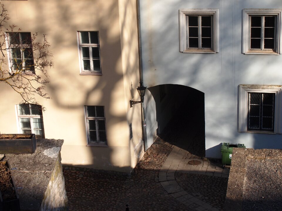 Old town town alley