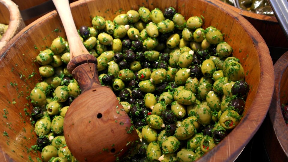Blue filled drupes