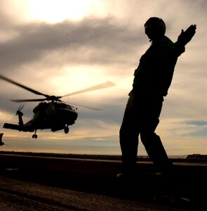 Navy military helicopter